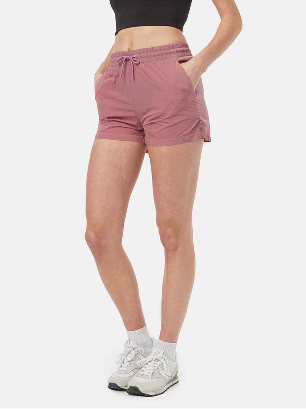 Tentree Recycled Nylon Short, Eco-Friendly, Mid-Rise, dusky pink, medium